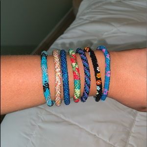 ⭐️set of 7 beaded bracelets⭐️